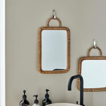 Baki spejl med ramme 24x36 cm - Natur - Meraki