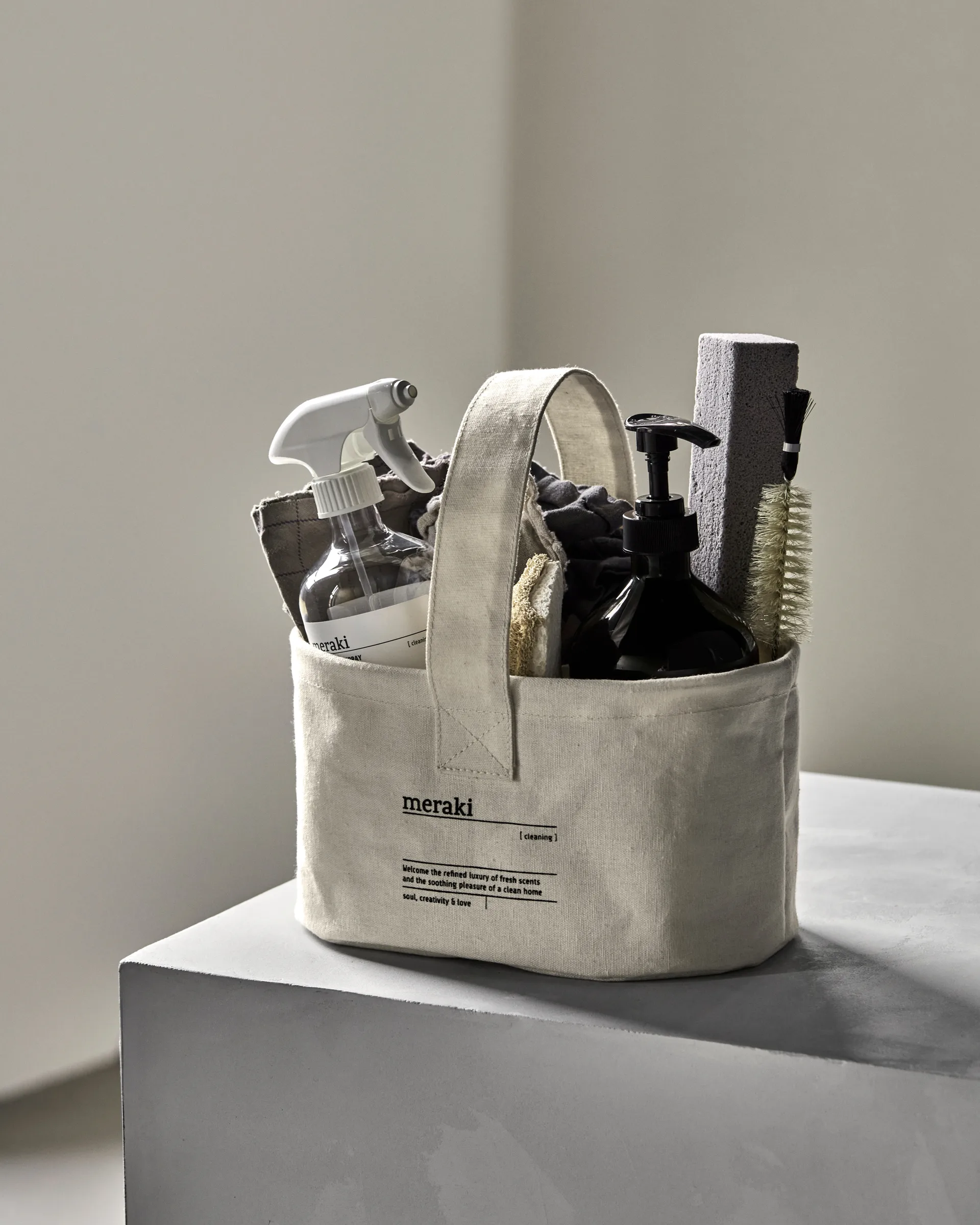 Clean kurv, Hvid Meraki