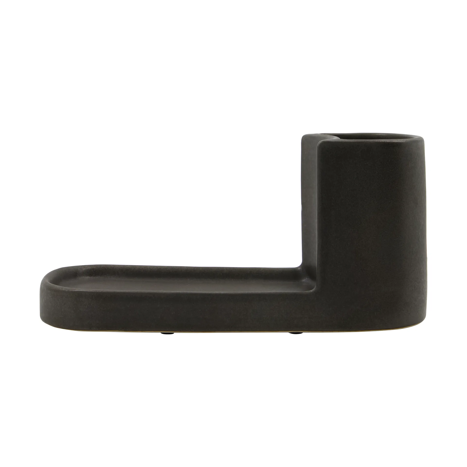 Datura Børste-og sæbeholder, Mørkegrå Meraki