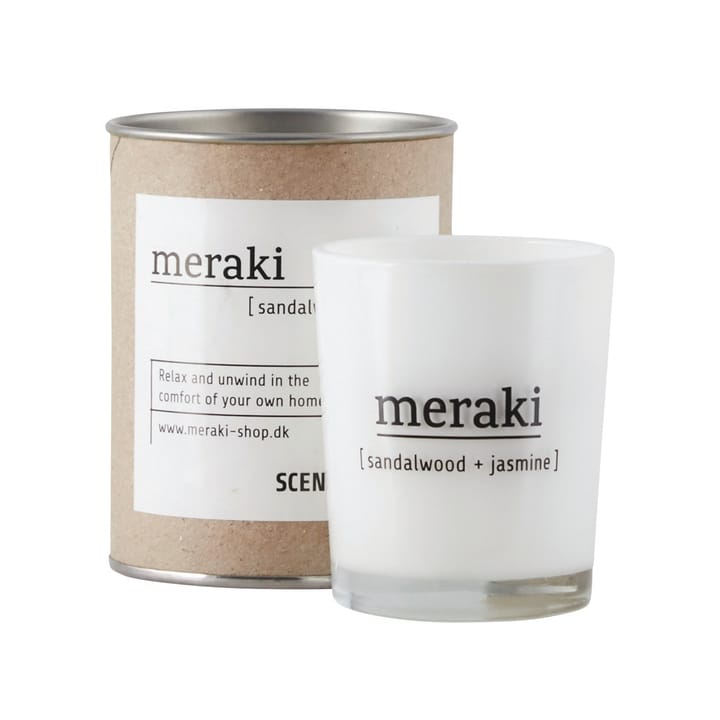 Meraki duftlys 12 timer, Sandalwood-jasmine Meraki