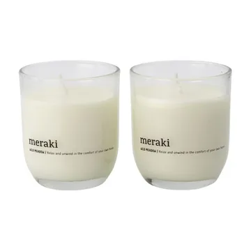 Meraki duftlys 22 timer 2-pak - Wild meadow - Meraki