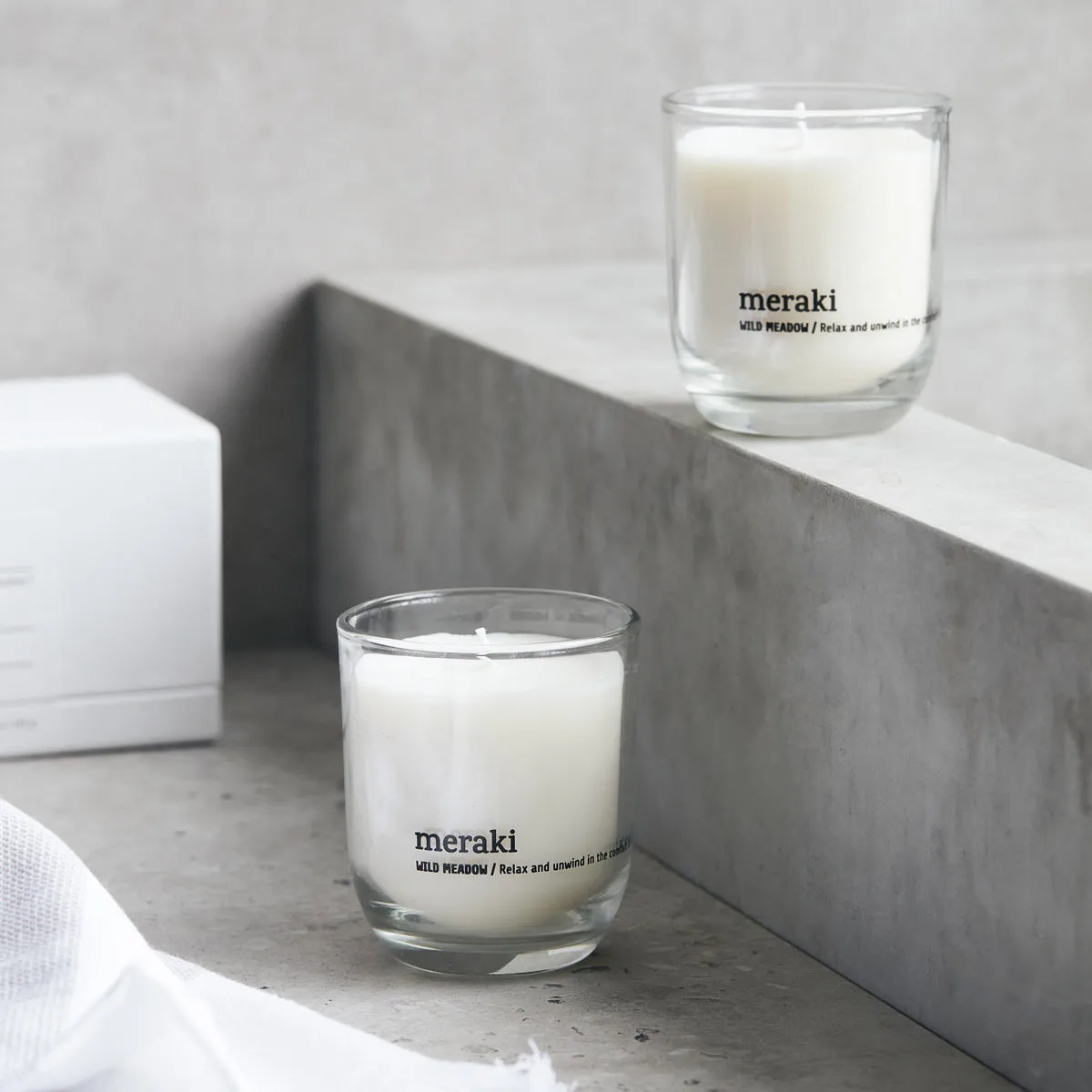 Meraki duftlys 22 timer 2-pak, Wild meadow Meraki