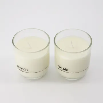 Meraki duftlys 22 timer 2-pak - Wild meadow - Meraki