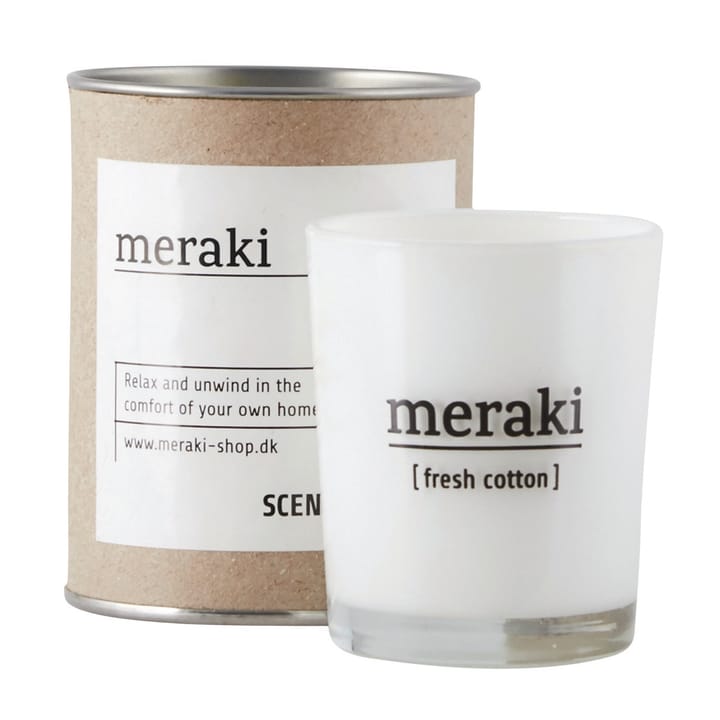 Meraki duftlys 35 timer - Fresh cotton - Meraki