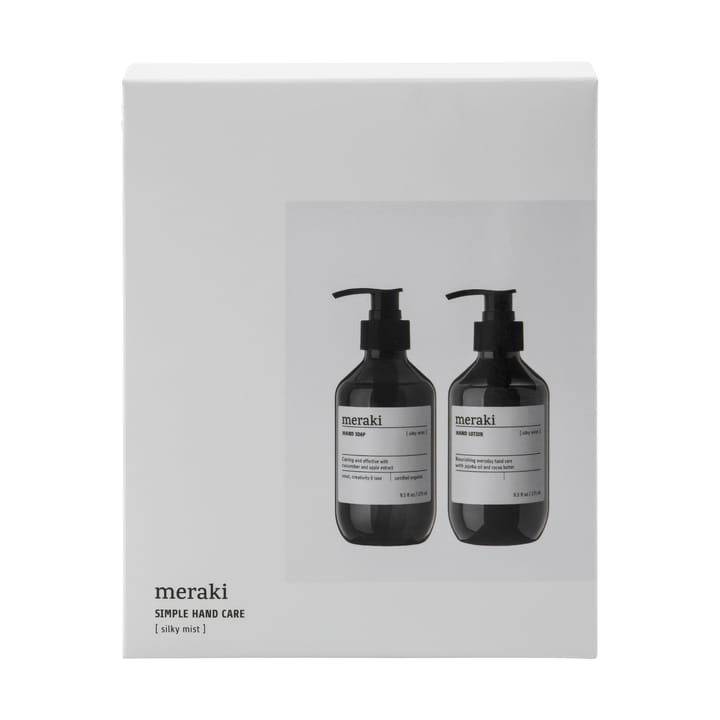 Meraki gavesæt, håndsæbe og håndlotion, Silky Mist Meraki