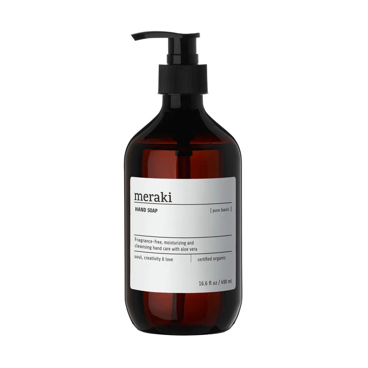 Meraki håndsæbe 490 ml, Pure basic Meraki