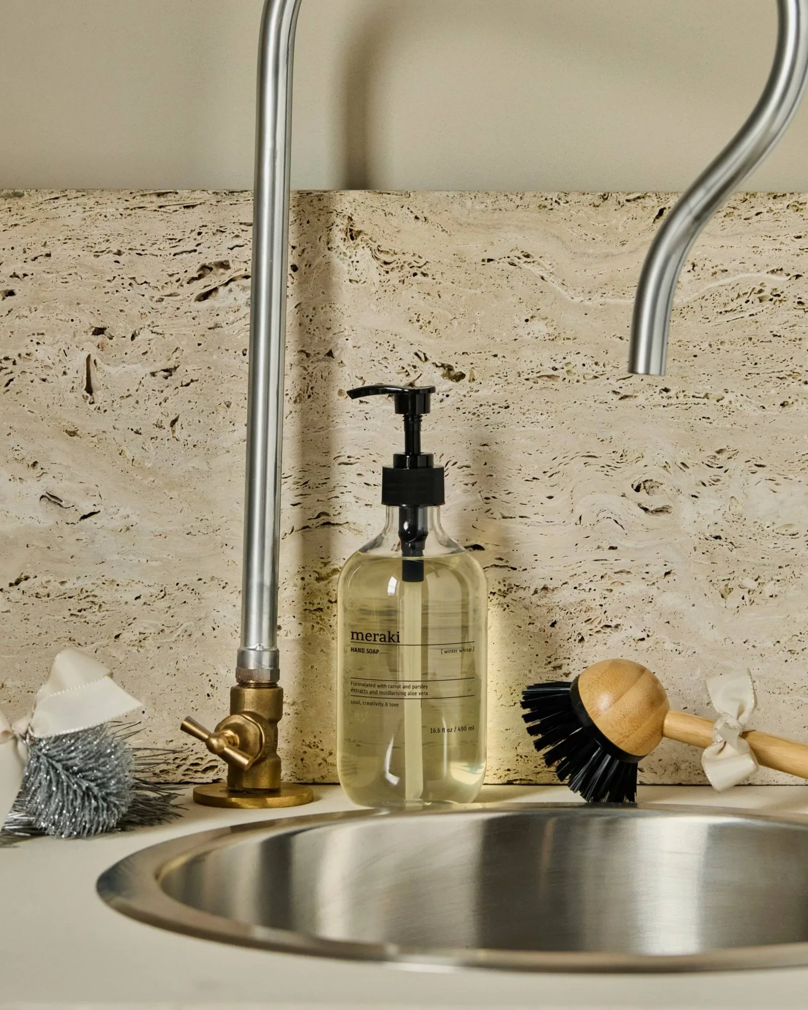 Meraki håndsæbe 490 ml, Winter whisp Meraki