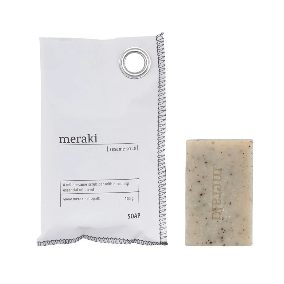 Meraki håndsæbe fast, sesame scrub Meraki