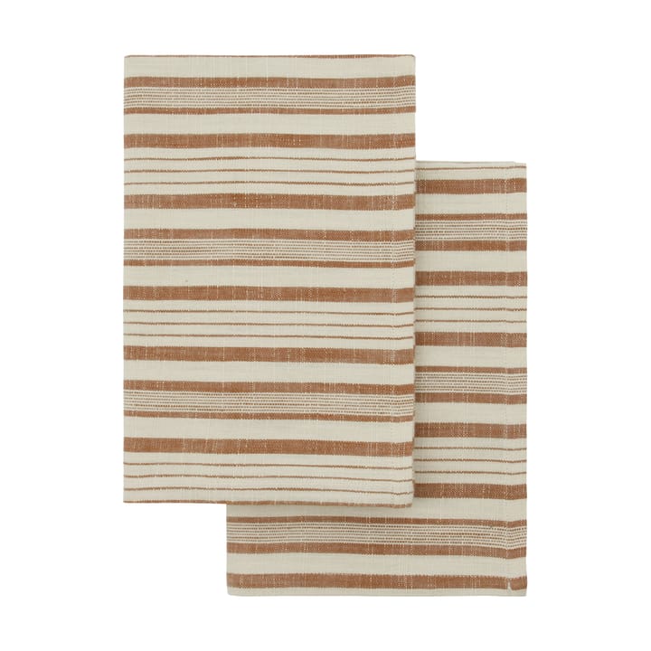 Meraki viskestykke 50x70 cm 2-pak, Terrakotta Meraki