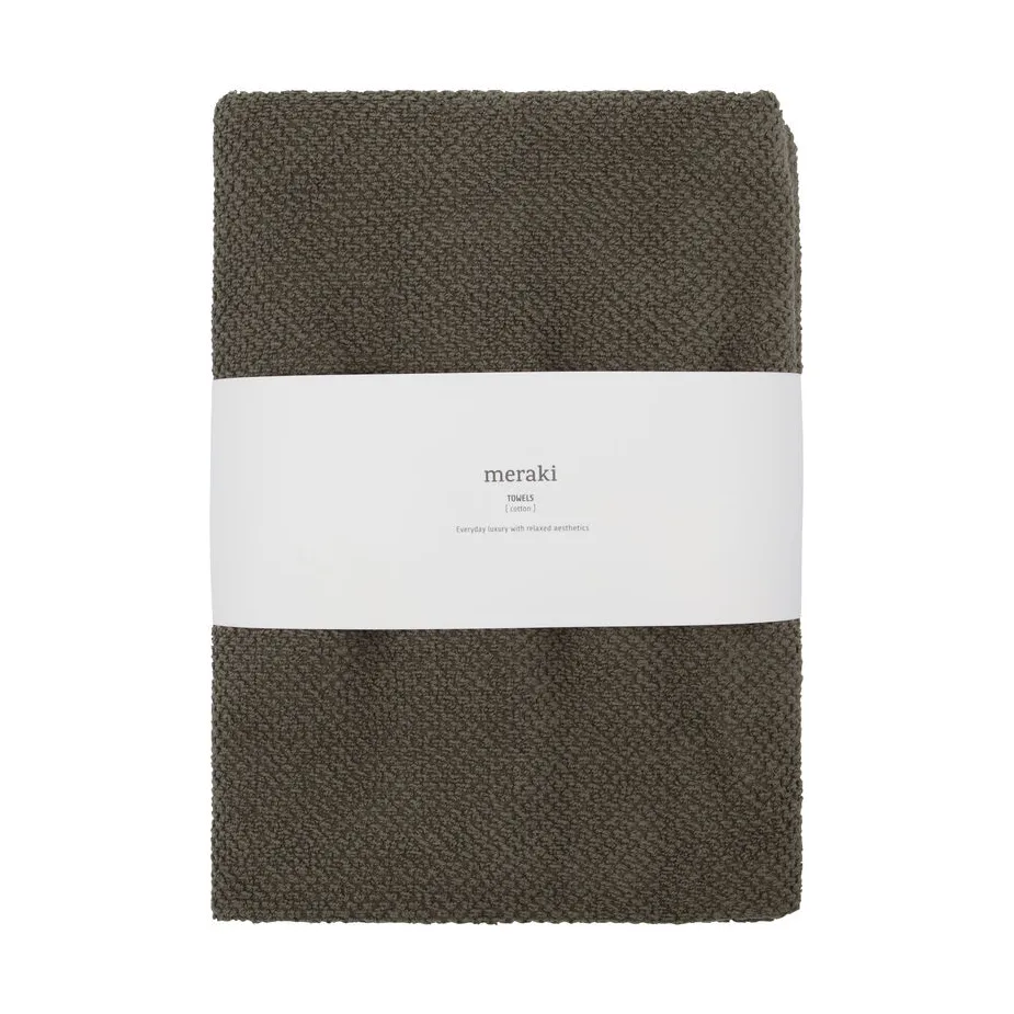 Solid håndklæde 50x100 cm 2-pack, Army Meraki