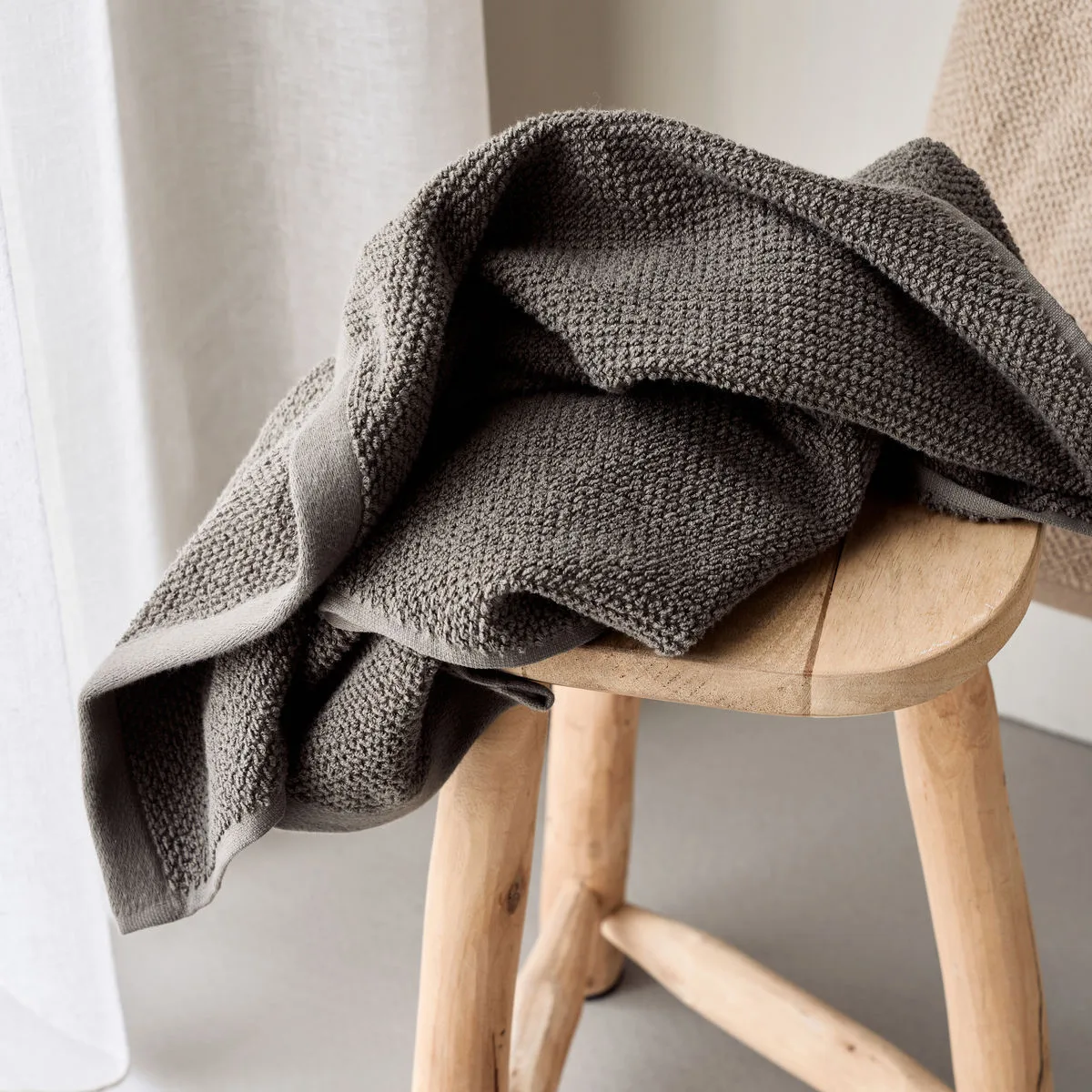 Solid håndklæde 50x100 cm 2-pack, Army Meraki