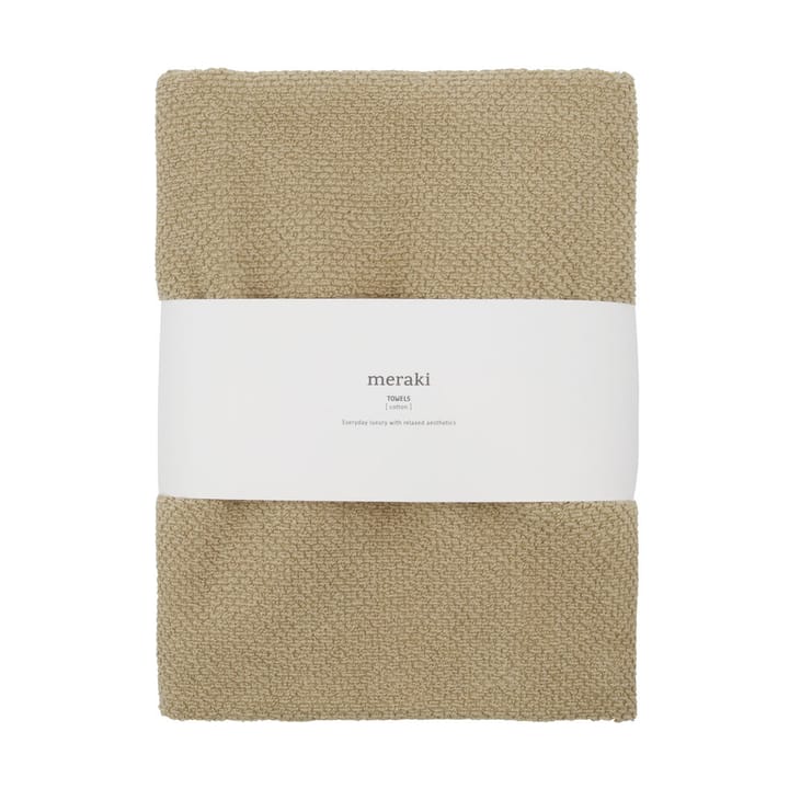 Solid håndklæde 50x100 cm 2-pack - Safari - Meraki