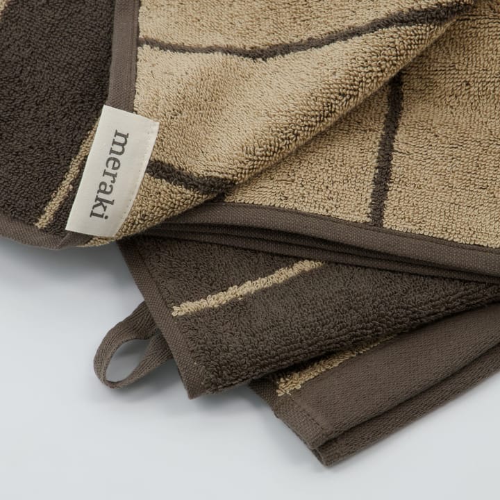 Stripe håndklæde 70x140 cm - Army - Meraki