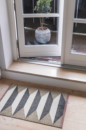 Accordion allround dørmåtte - Sand, 55x80 cm - Mette Ditmer