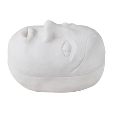Art piece face krukke 9x12 cm - Offwhite - Mette Ditmer