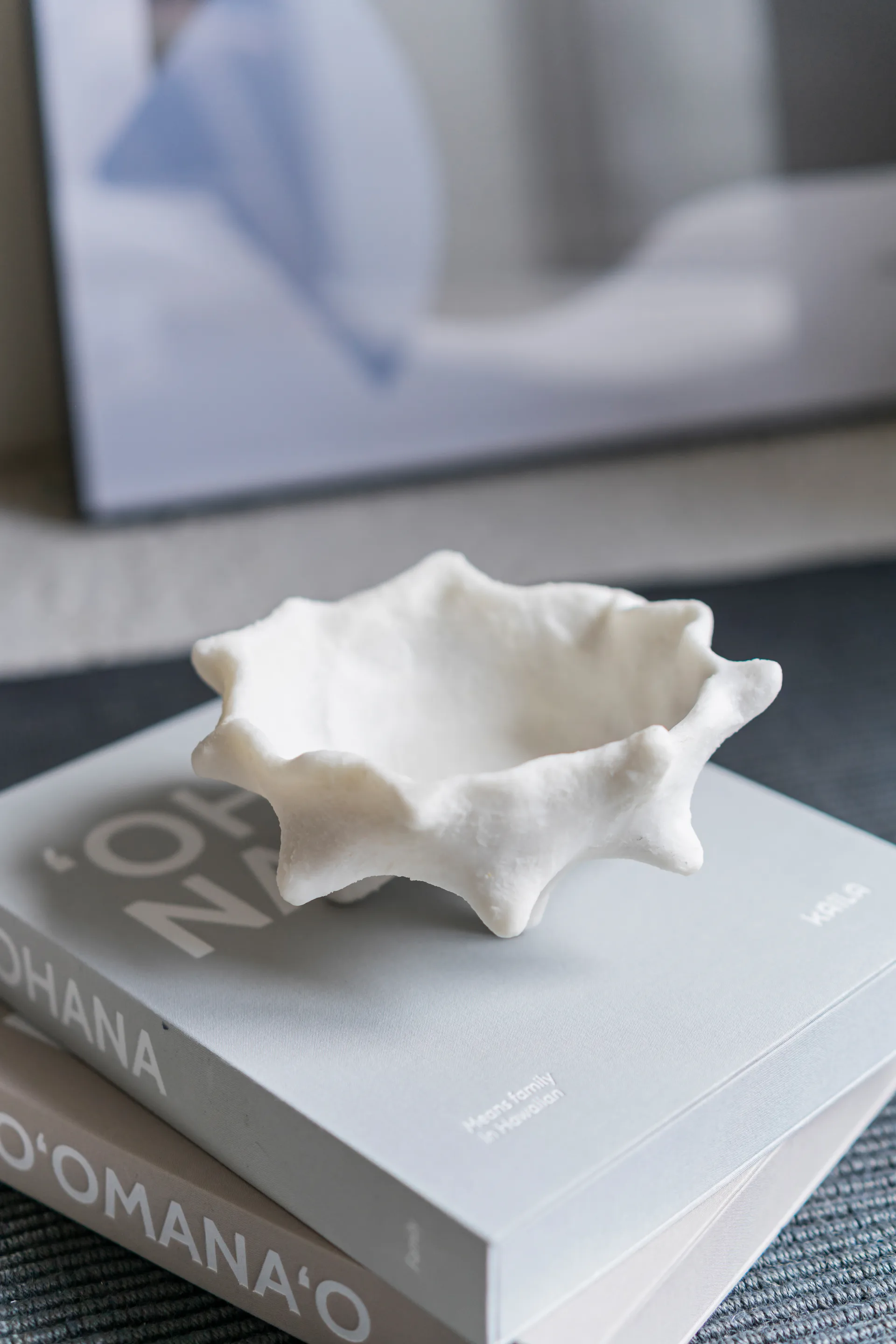 Art piece kastanje Ø20 cm, Offwhite Mette Ditmer