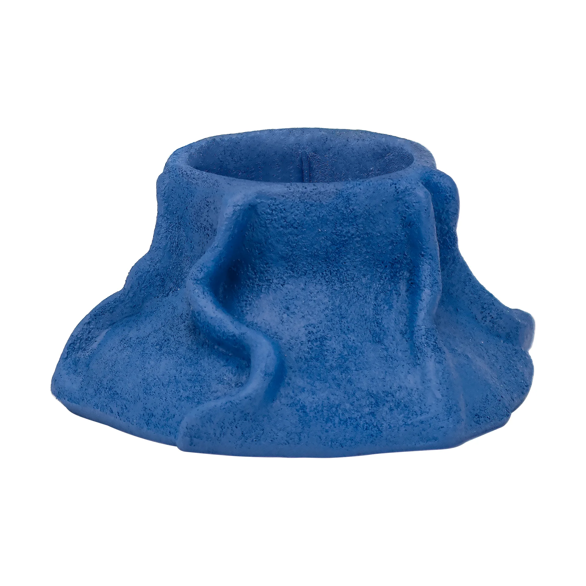 Art Piece lava lysestage Ø12,5 cm, Cobalt Mette Ditmer