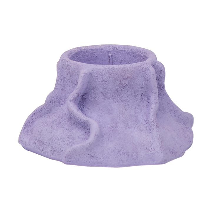 Art Piece lava lysestage Ø12,5 cm - Light lilac - Mette Ditmer