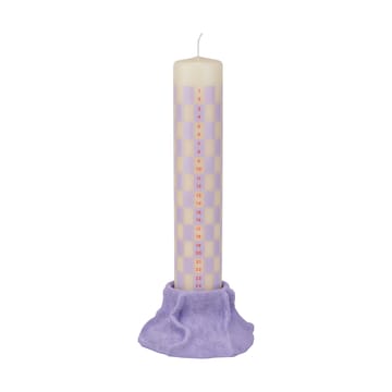 Art Piece lava lysestage Ø12,5 cm - Light lilac - Mette Ditmer