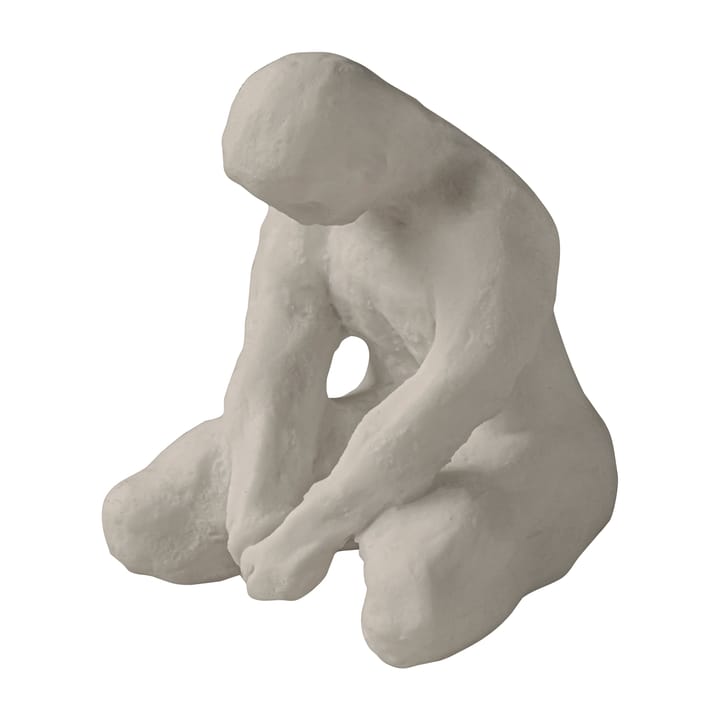 Art piece mediterende mand 15 cm
 - Sand - Mette Ditmer