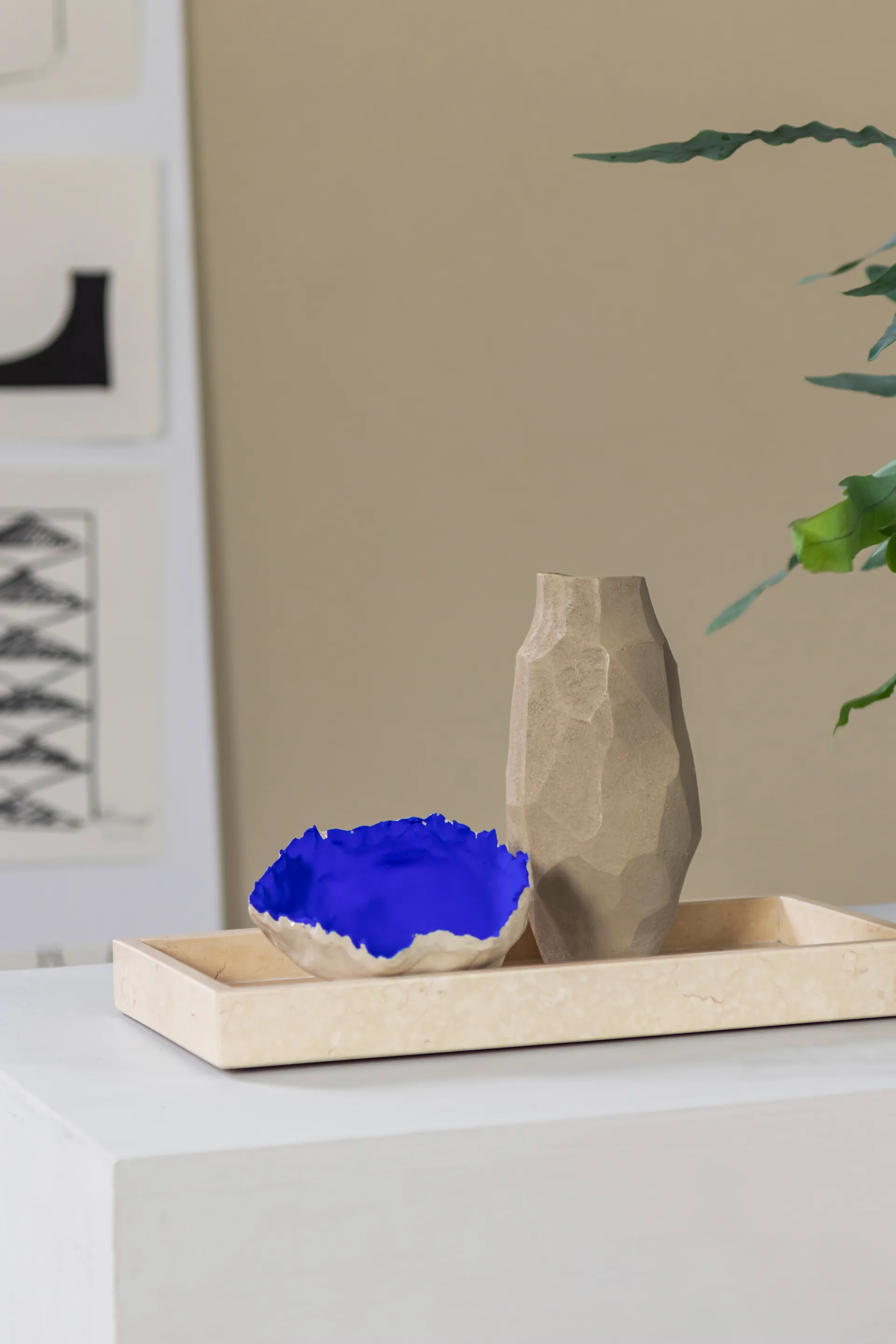 Art Piece Nuki vase B, Latte Mette Ditmer