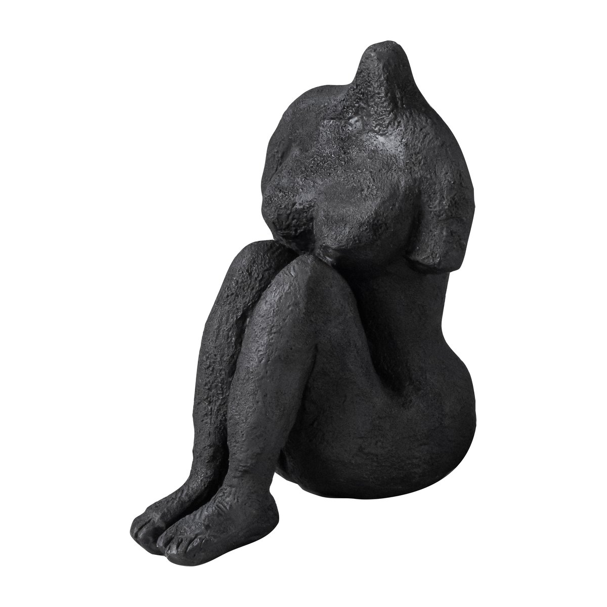 Mette Ditmer Art piece siddende kvinde 14 cm Black
​ (5706241951327)