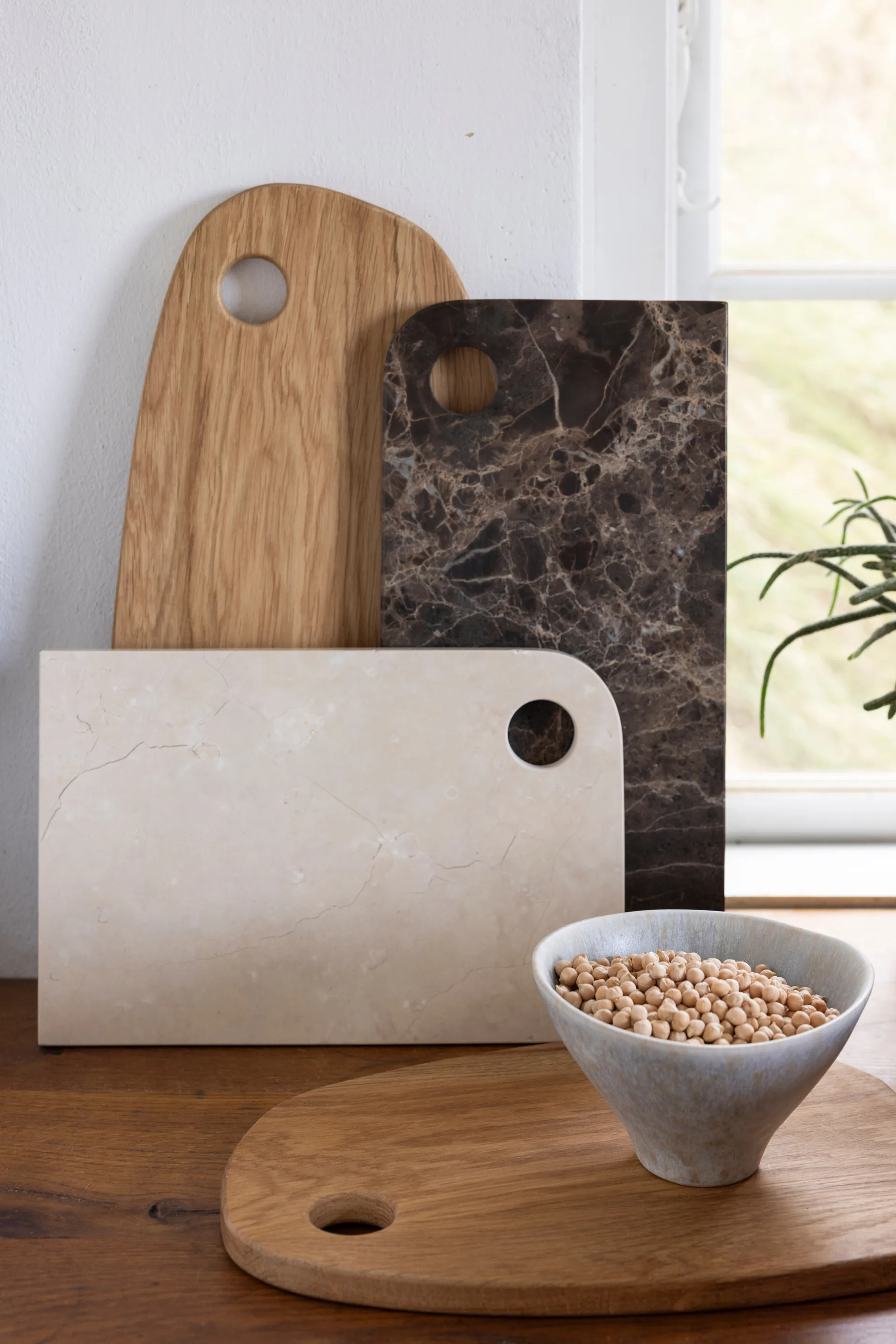 Authentic skærebræt, Natural, 24×32,5 cm Mette Ditmer