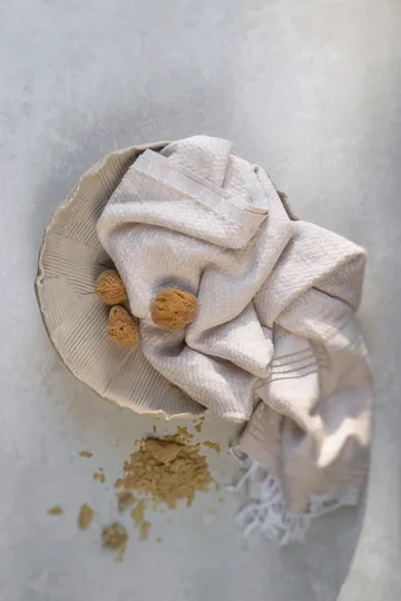 Bodrum badehåndklæde - Sand - Mette Ditmer