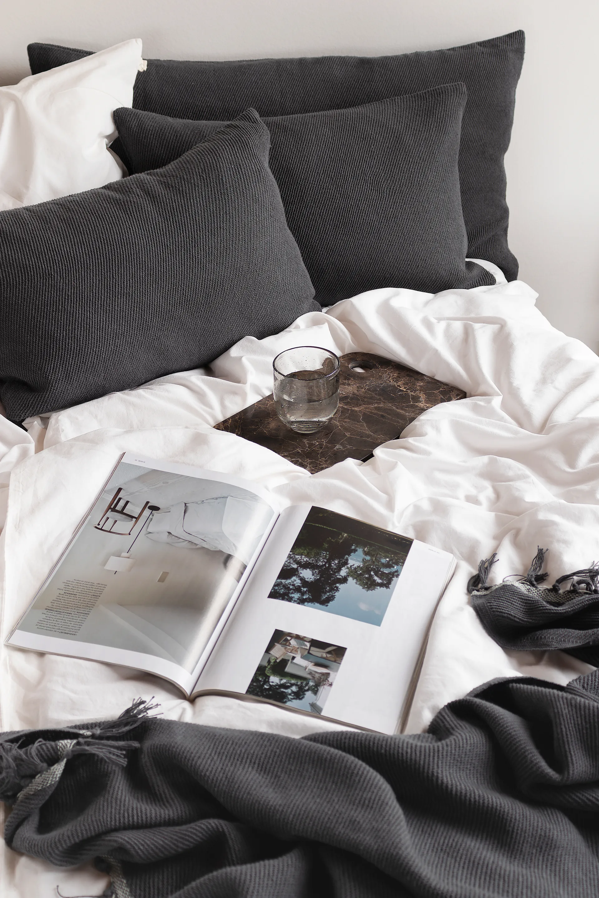 Bohemia pudebetræk, Anthracite, 40x60 cm Mette Ditmer