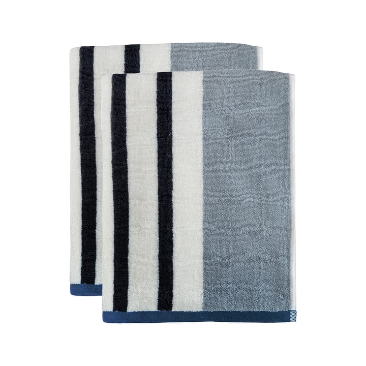 Boudoir håndklæde 40x60 cm 2-pak - Light grey - Mette Ditmer