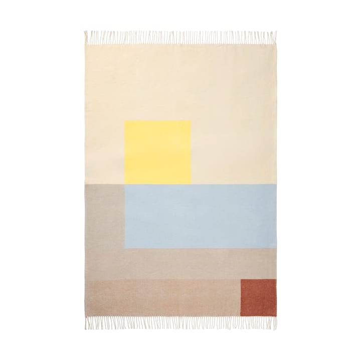 Brick plaid 125x190 cm - Light yellow - Mette Ditmer