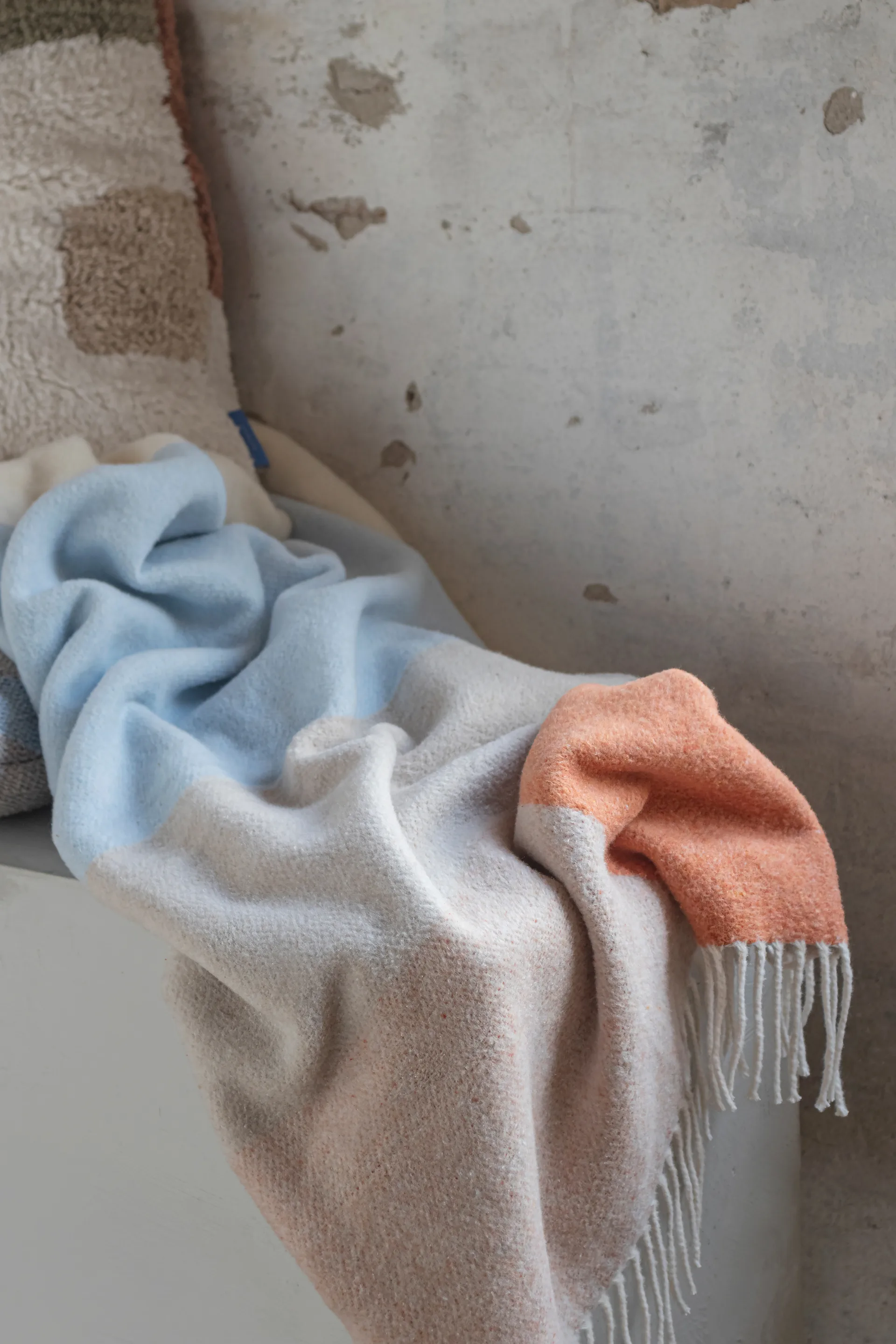 Brick plaid 125x190 cm, Light yellow Mette Ditmer