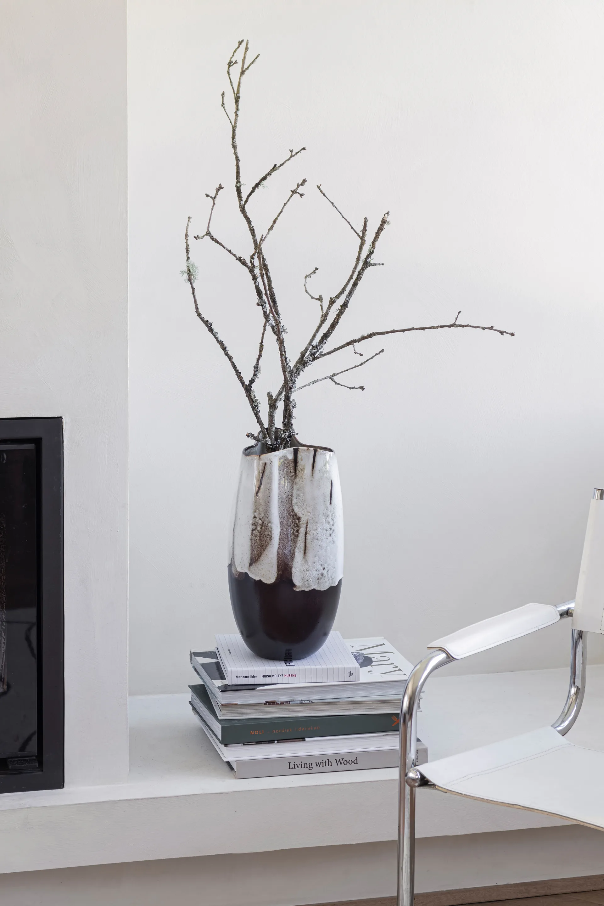 By Hand vase large 38,5 cm, Offwhite Mette Ditmer