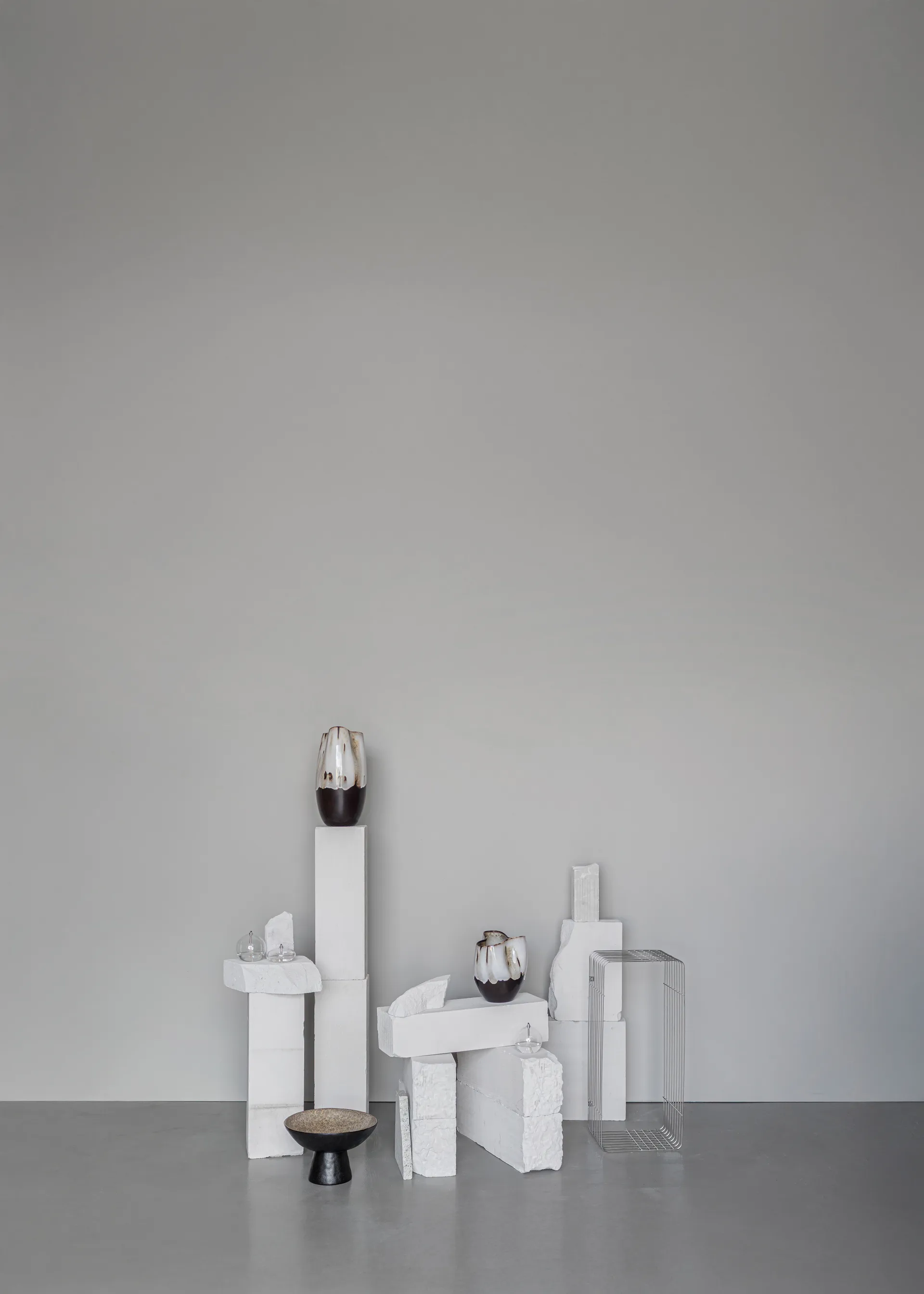 By Hand vase small 24,5 cm, Offwhite Mette Ditmer