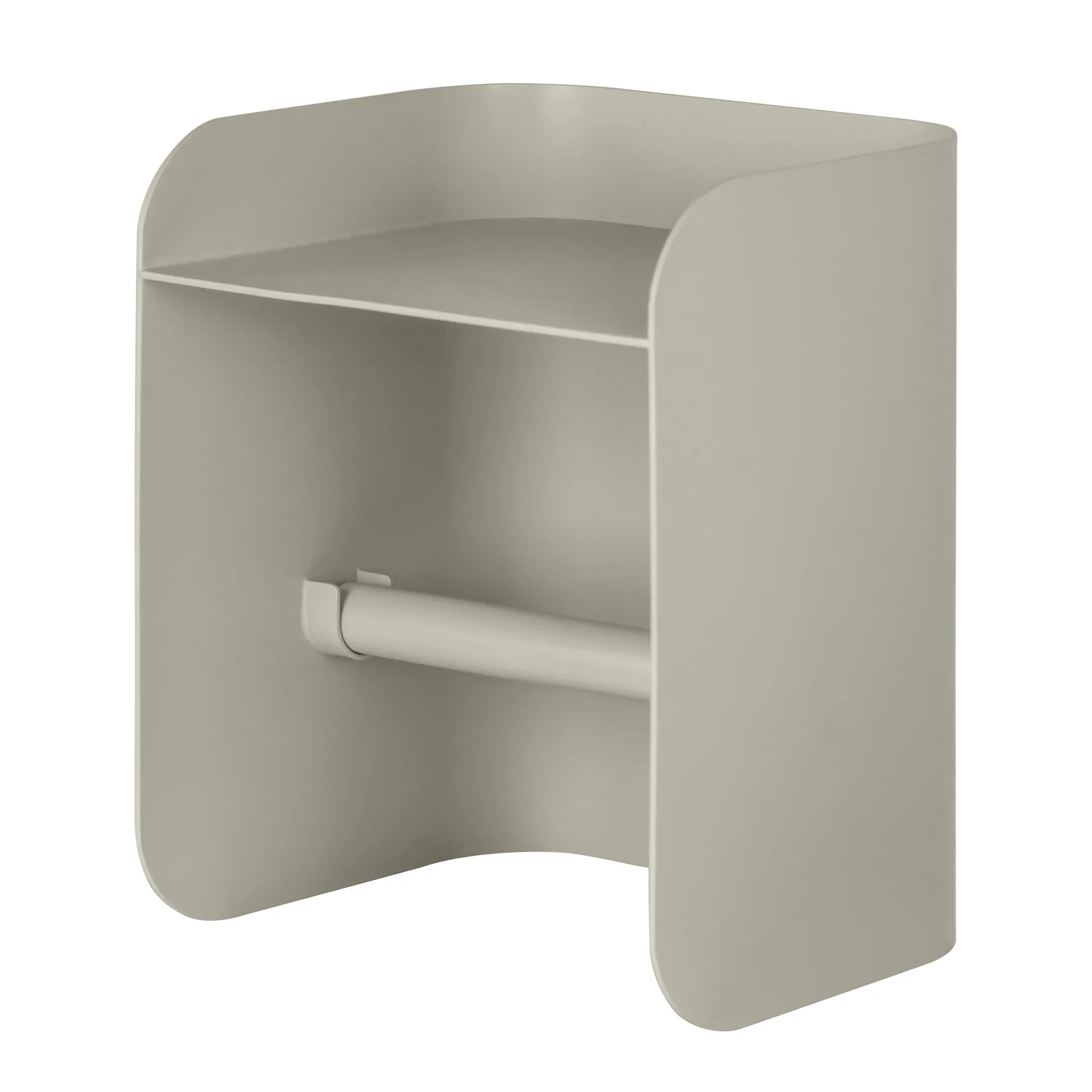 Carry toiletrulleholder, Sand grey Mette Ditmer
