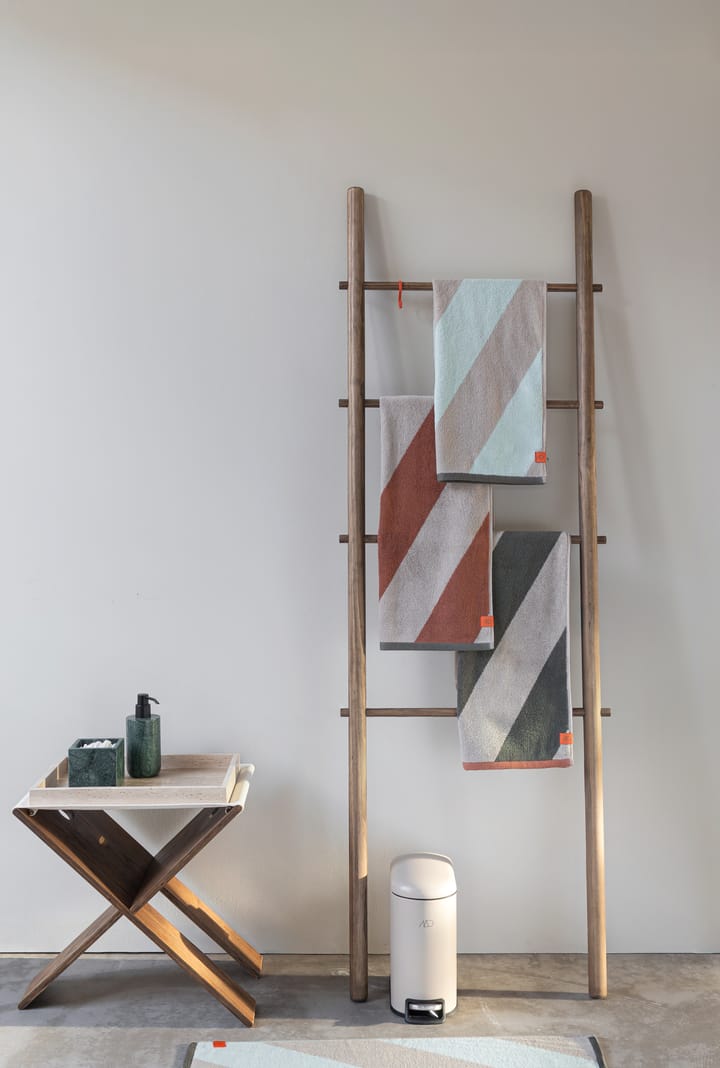 Diagonal håndklæde, Mint, 70x133 cm Mette Ditmer
