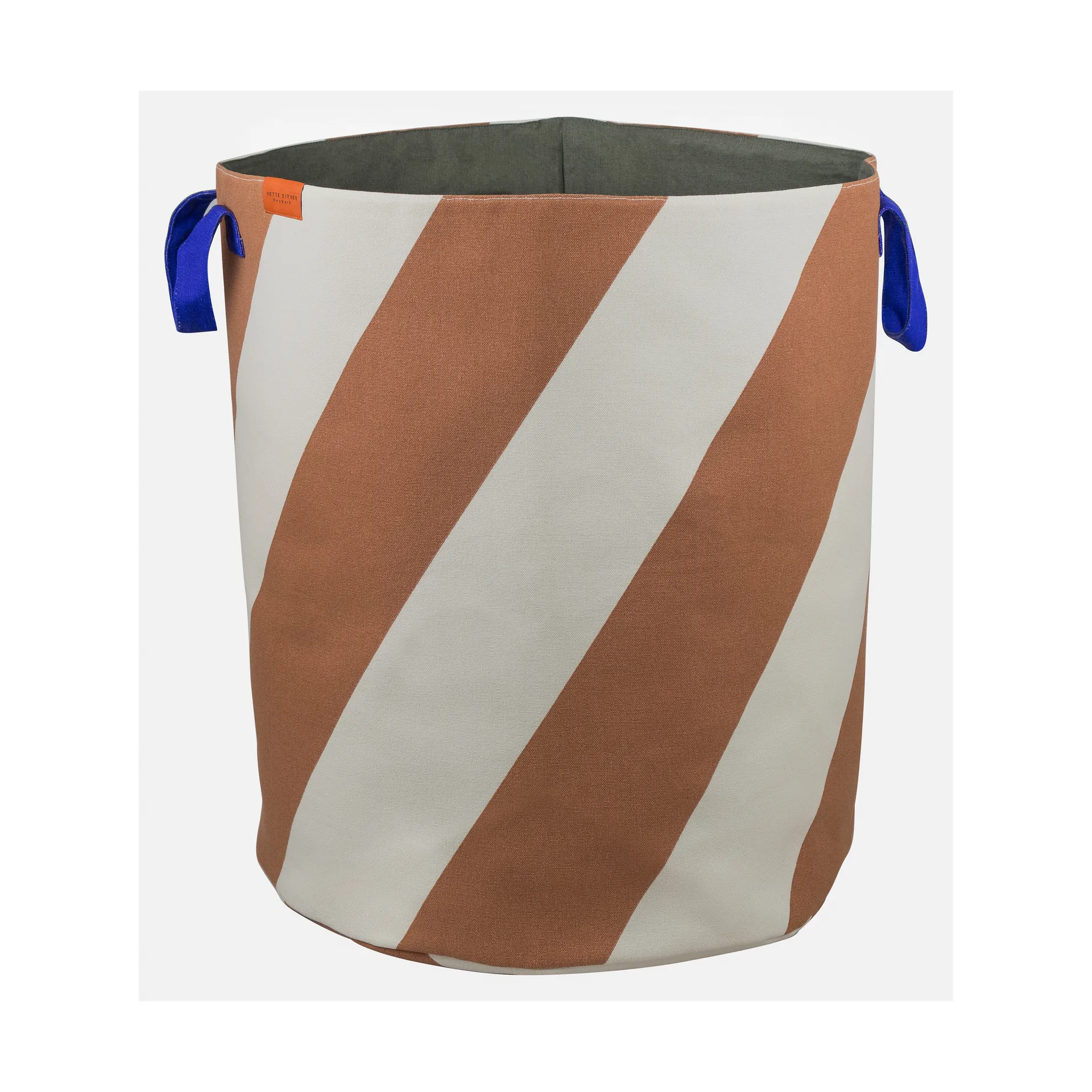 Diagonal vaskekurv Ø40x50 cm, Brick-sand Mette Ditmer