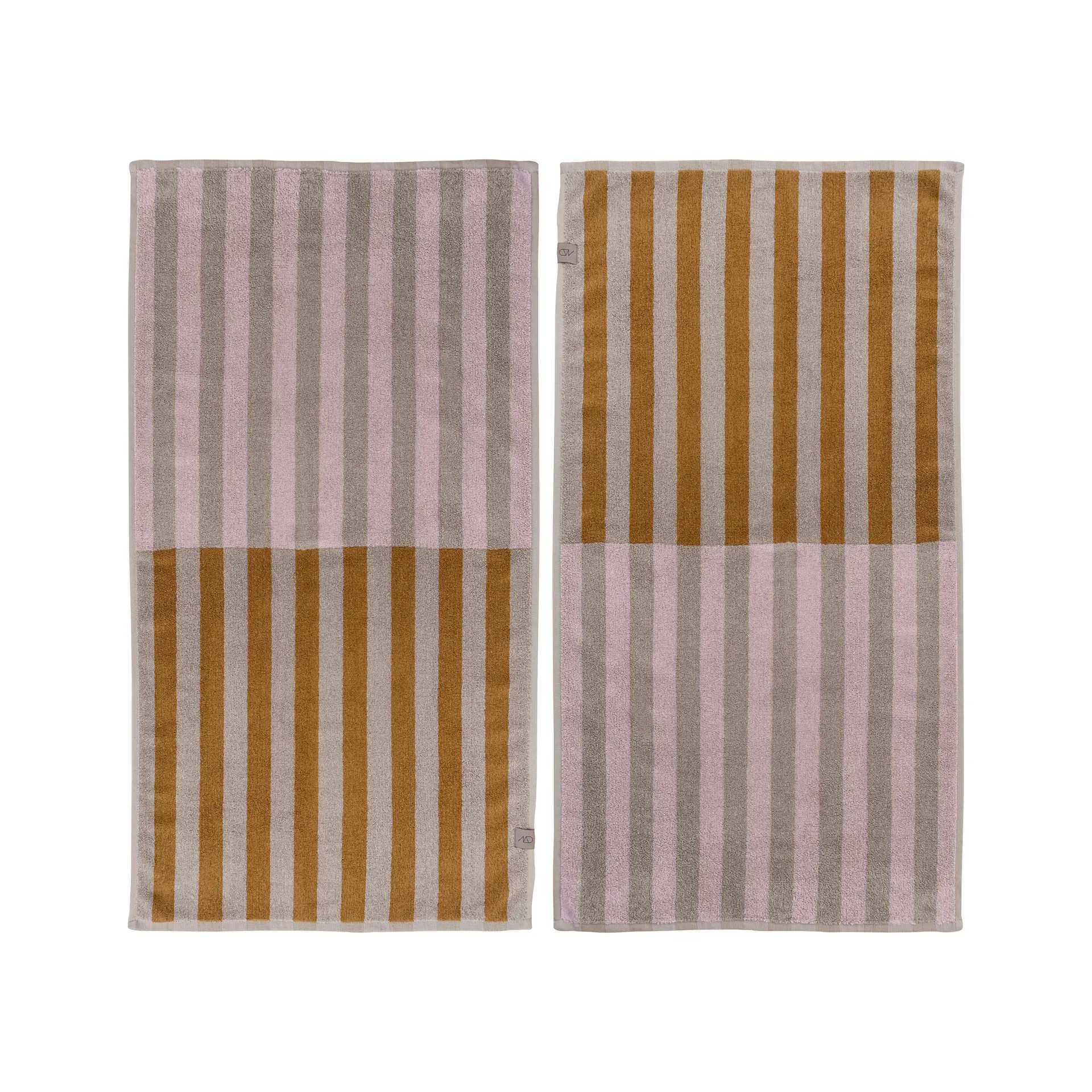 Disorder gæstehåndklæde 2-pak, Powder rose Mette Ditmer