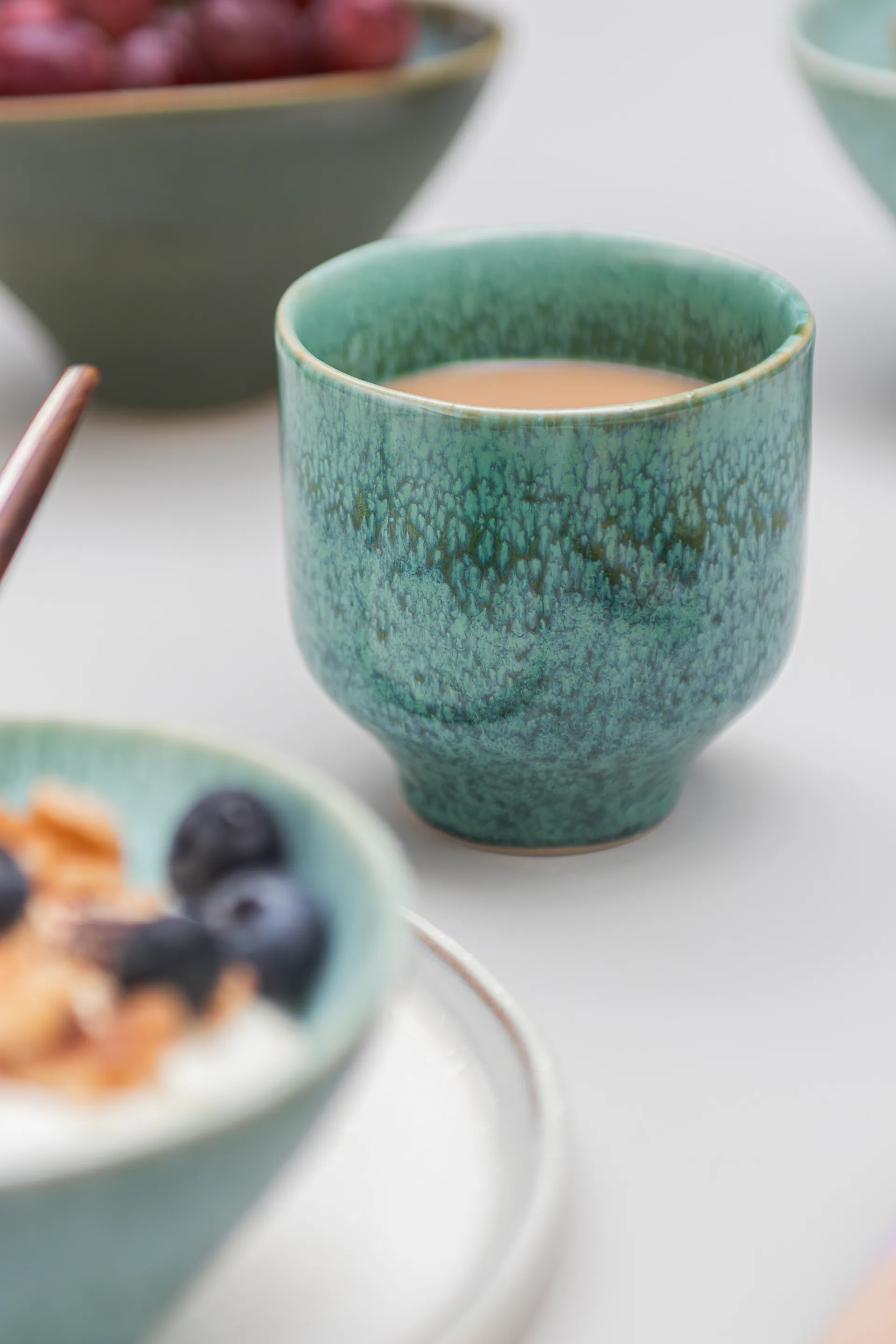 Elements krus 2-pak, Green Mette Ditmer