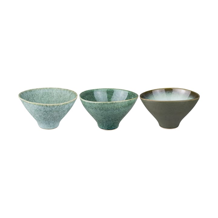 Elements skål medium Ø15,5 cm 3 dele - Green - Mette Ditmer