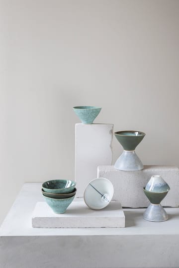 Elements skål medium Ø15,5 cm 3 dele - Green - Mette Ditmer