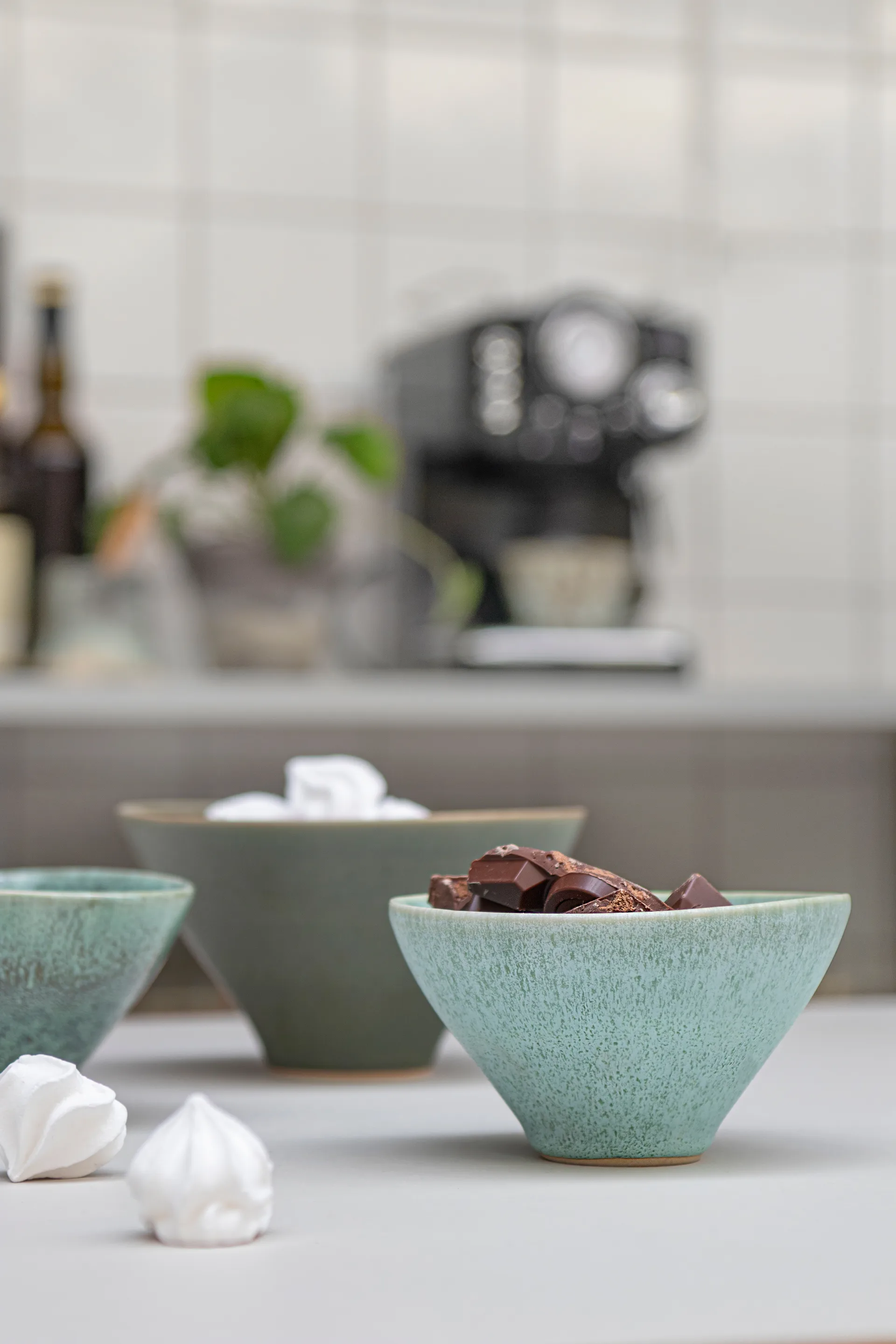 Elements skål small Ø12 cm 3 dele, Green Mette Ditmer