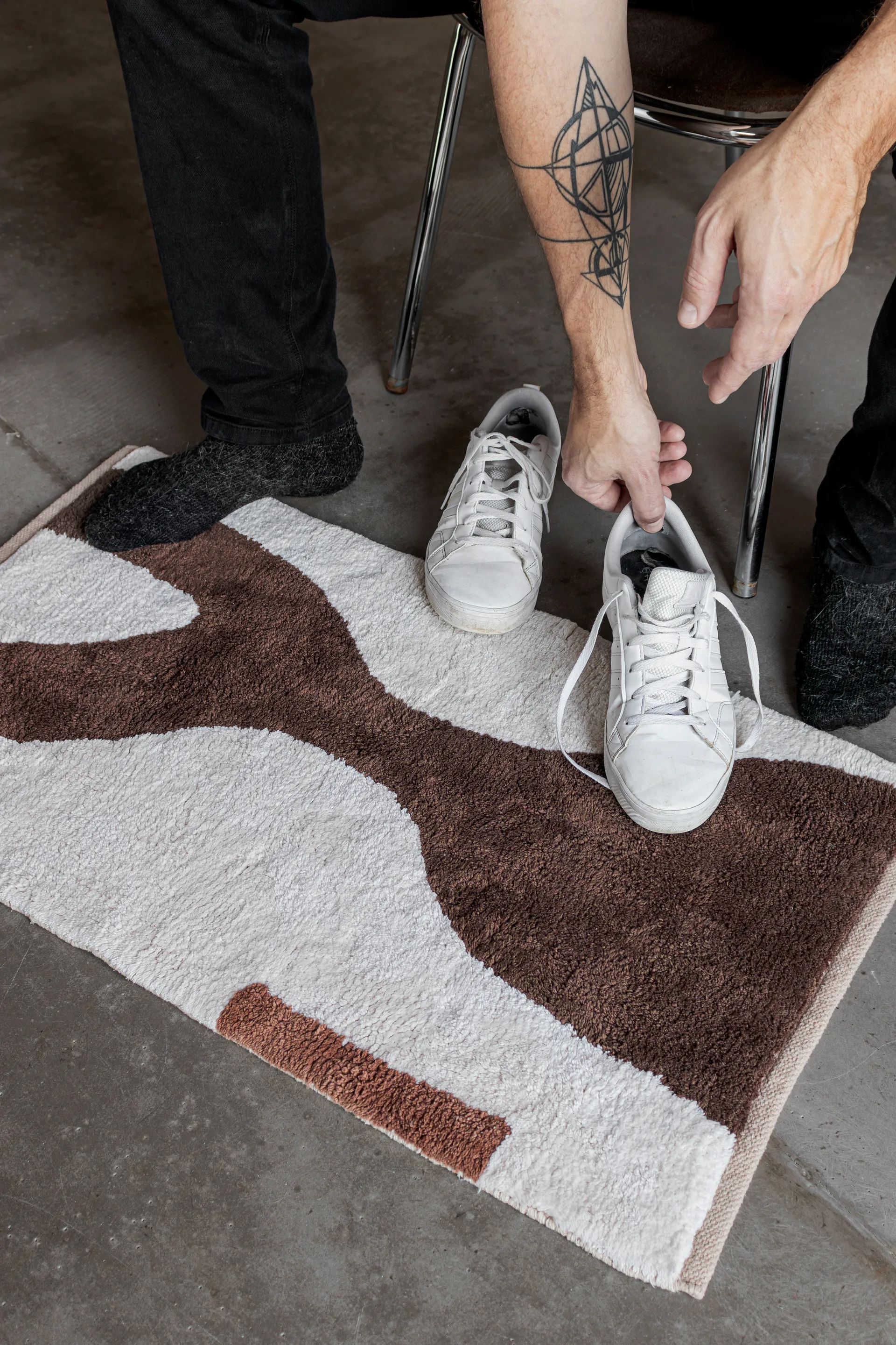 Figura måtte, Brown, 50x80 cm Mette Ditmer