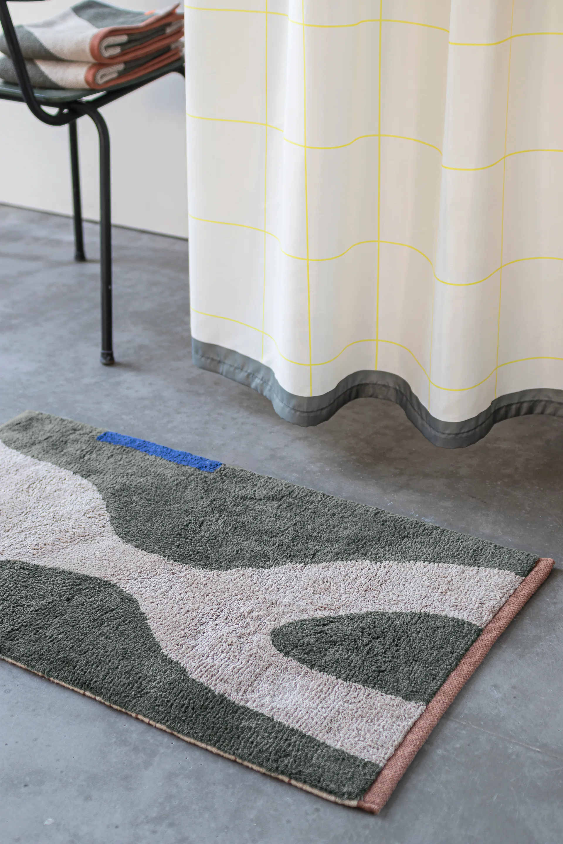 Figura måtte, Dark olive, 50x80 cm Mette Ditmer