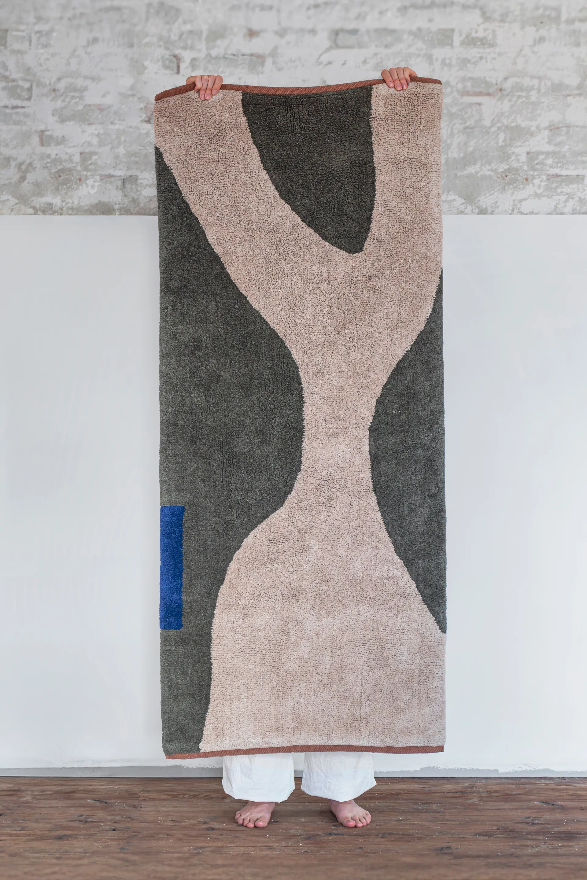 Figura måtte, Dark olive, 70x150 cm Mette Ditmer