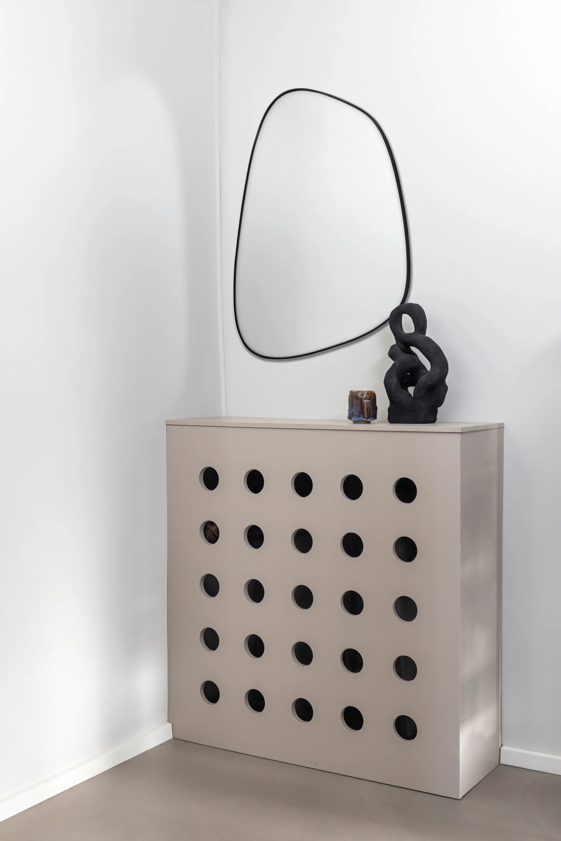 Figura spejl small, Black Mette Ditmer