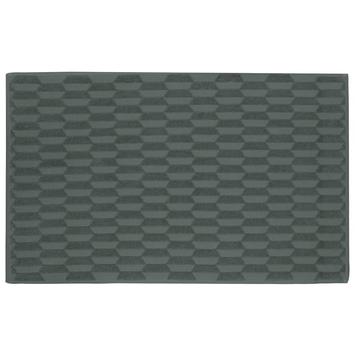 Geo bademåtte 50x80 cm - Pine green - Mette Ditmer