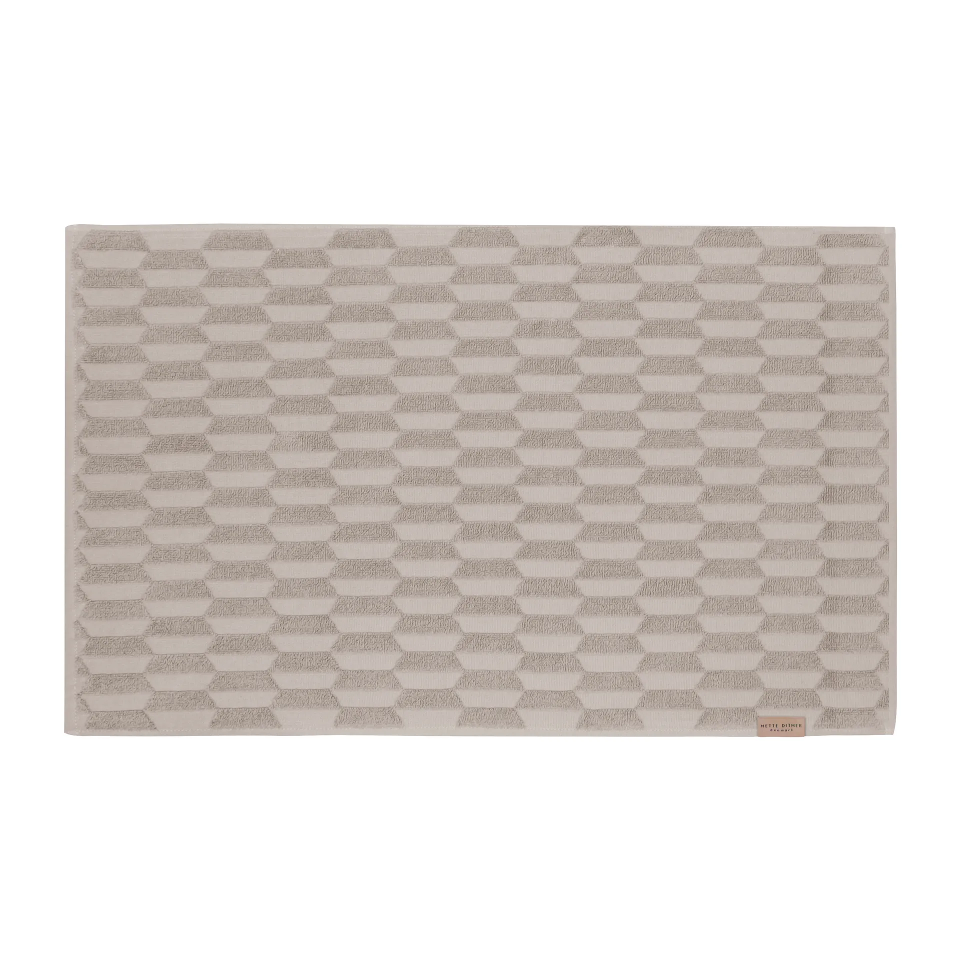 Geo bademåtte 50x80 cm, Sand Mette Ditmer