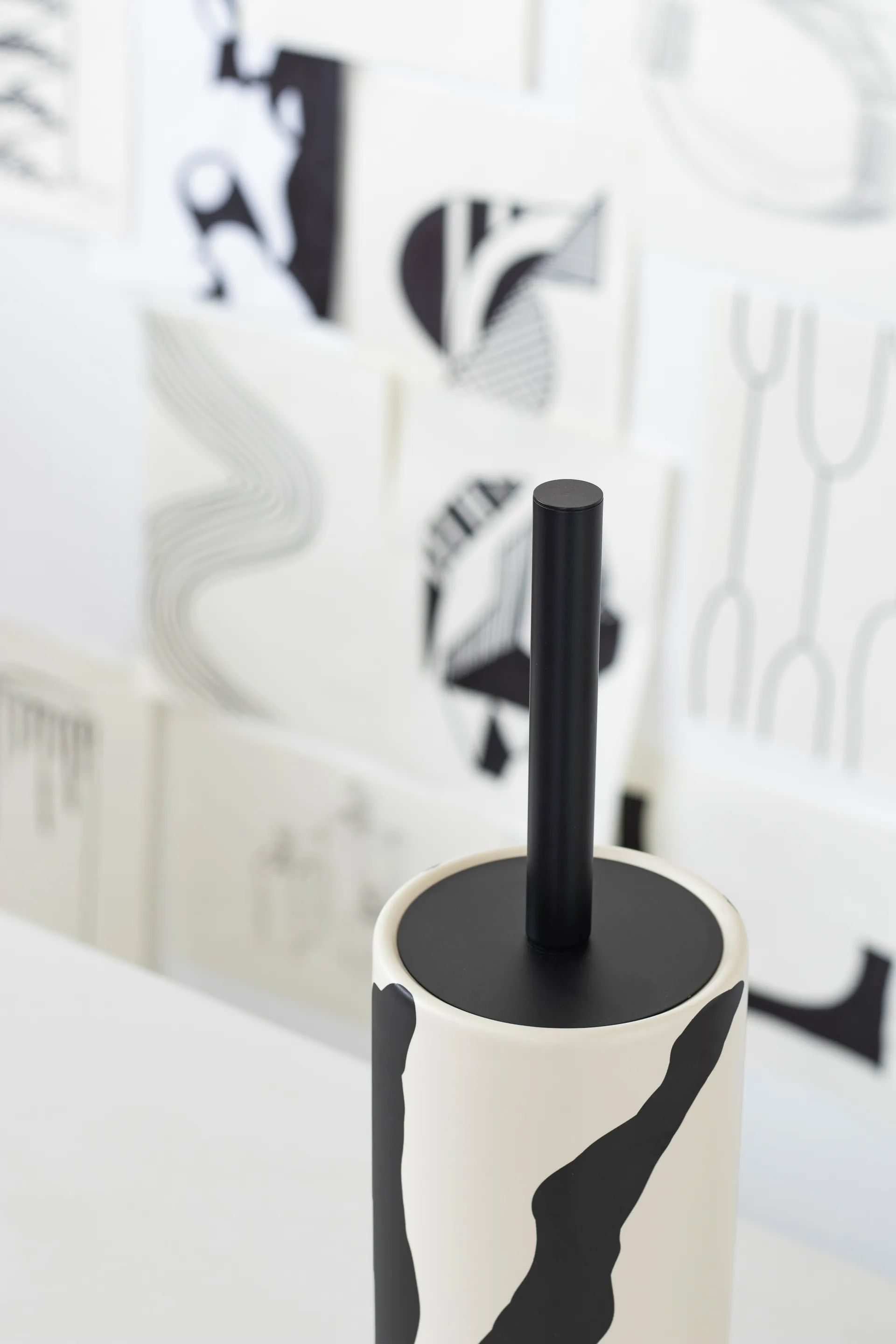 Icon toiletbørste, Offwhite Mette Ditmer