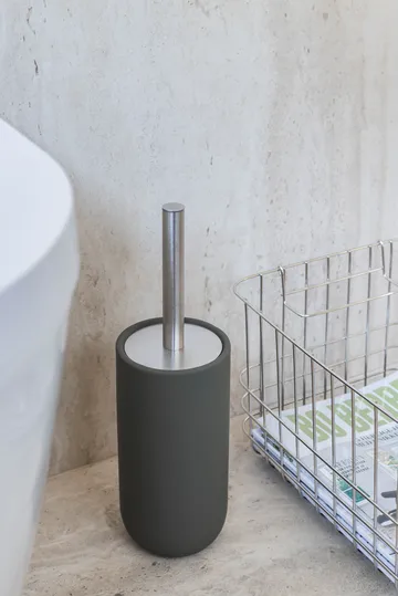 Lotus play toiletbørste, inkl. 2 toiletbørstehoveder - Dark olive - Mette Ditmer